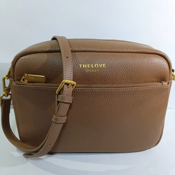 Mel Roomy Cross Body Bag- Brown