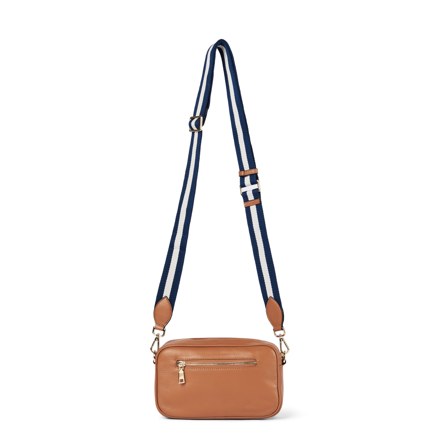 Classic Leather Crossbody Bag Tan