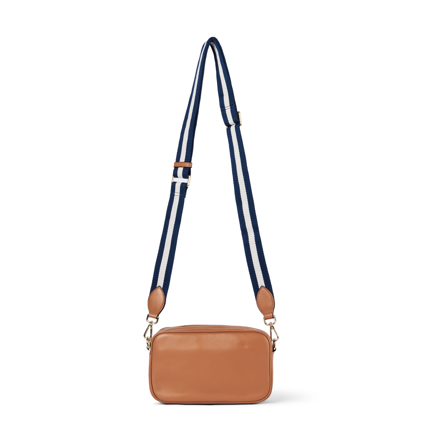 Classic Leather Crossbody Bag Tan