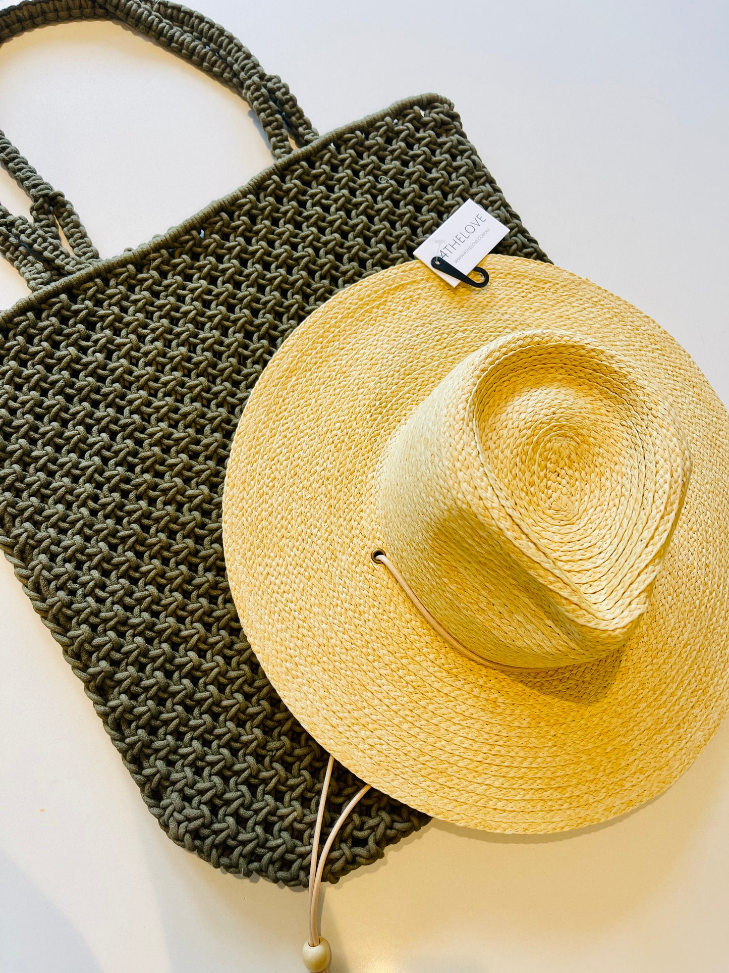 Ella Macramé Bag Olive