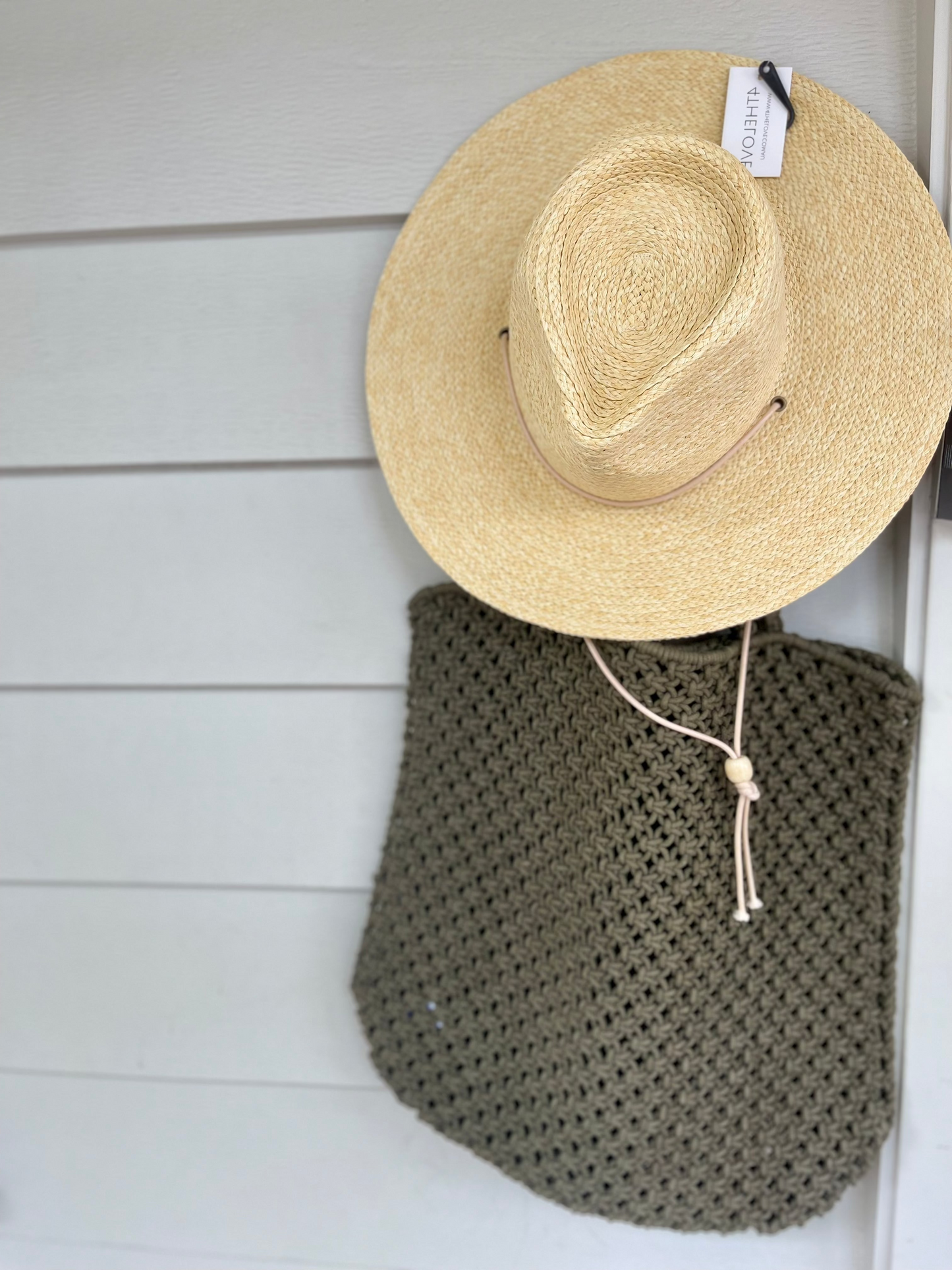 Ella Macramé Bag Olive