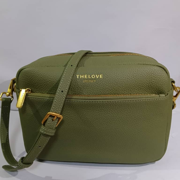 Mel Roomy Cross Body Bag- Olive