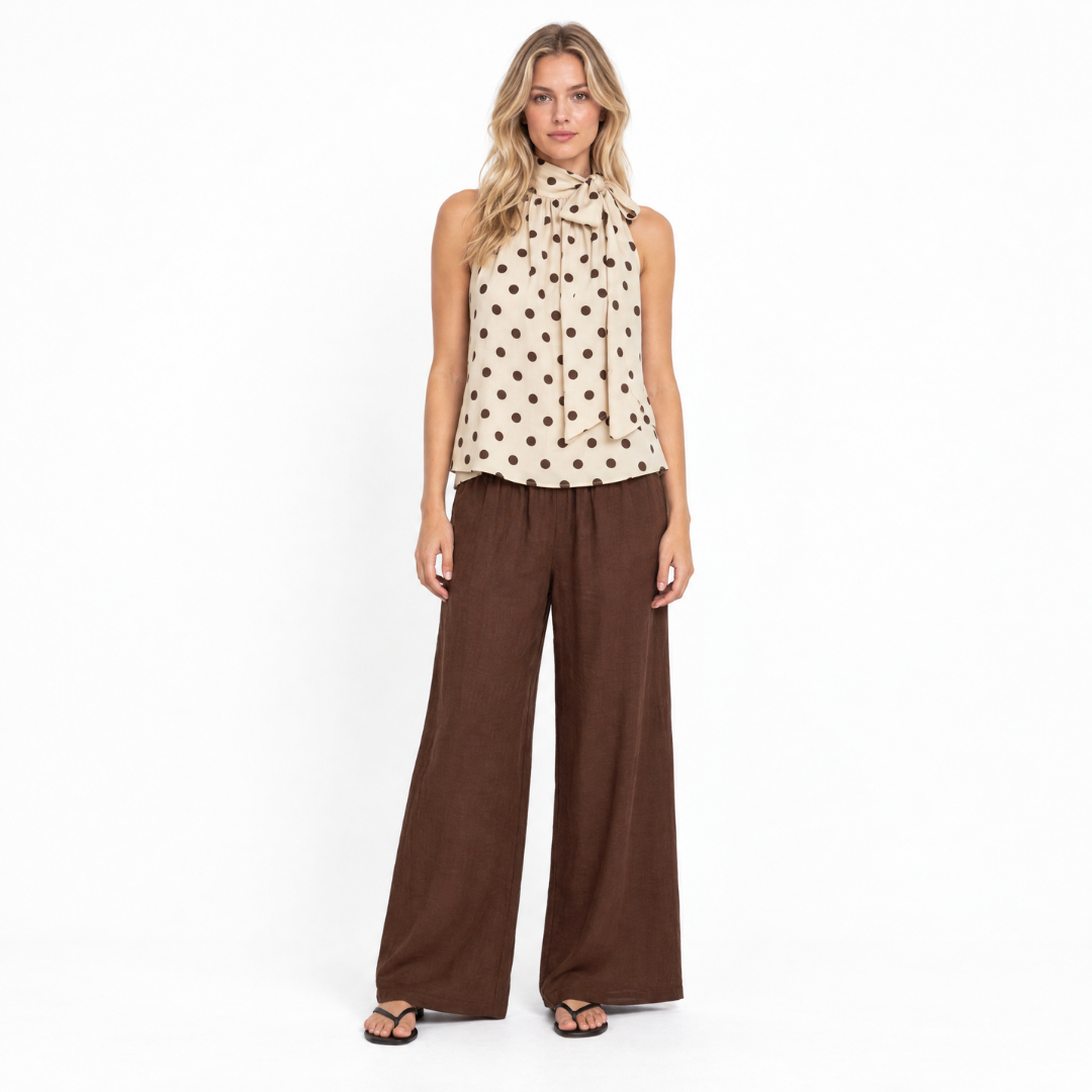 Nikki Neck Tie Top