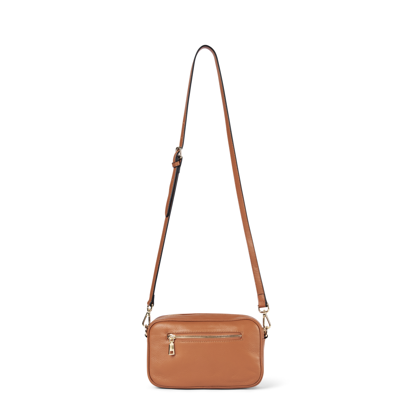 Mel Leather Crossbody Bag Tan