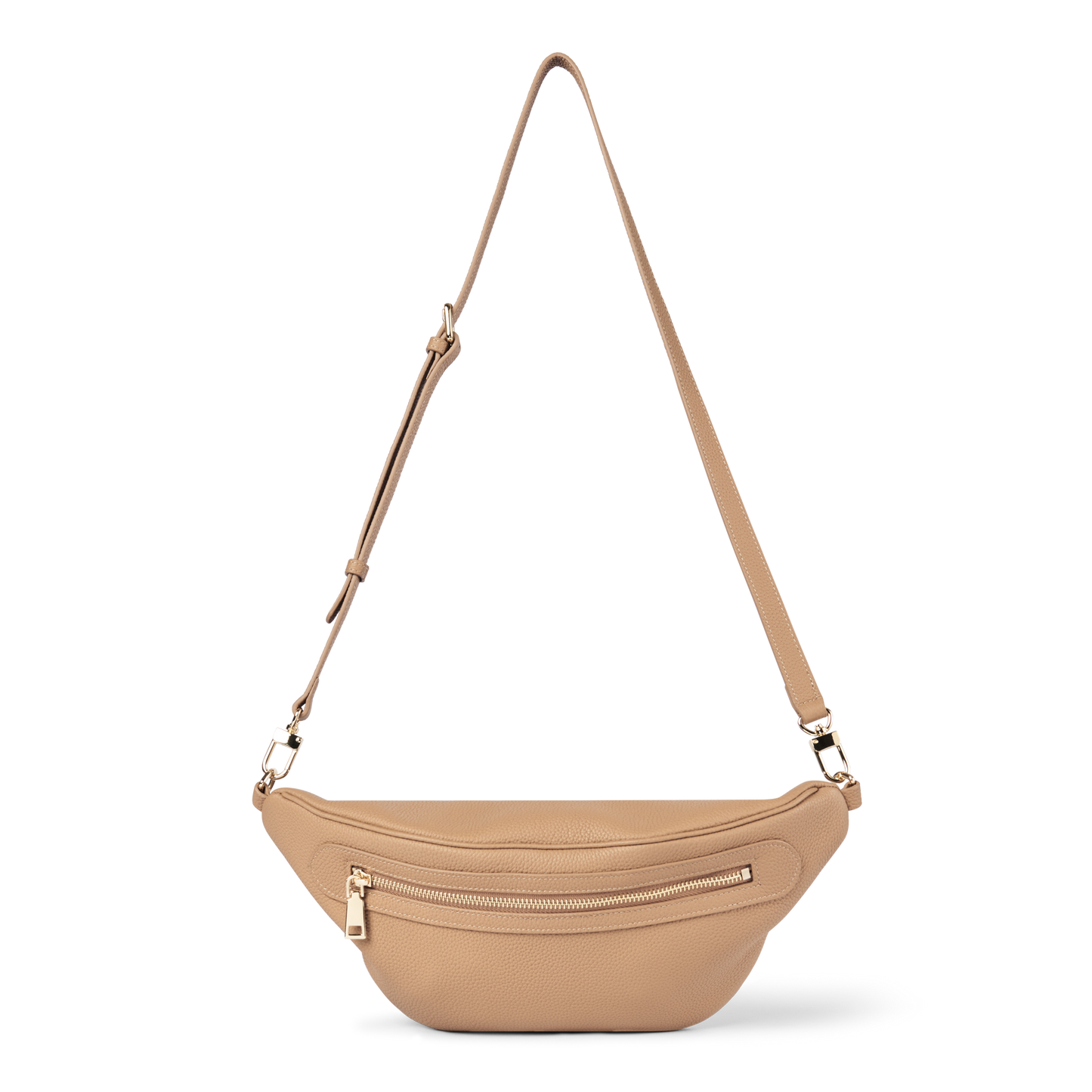 Mel Leather Sling Bag Tan