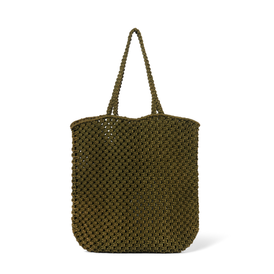 Ella Macramé Bag Olive