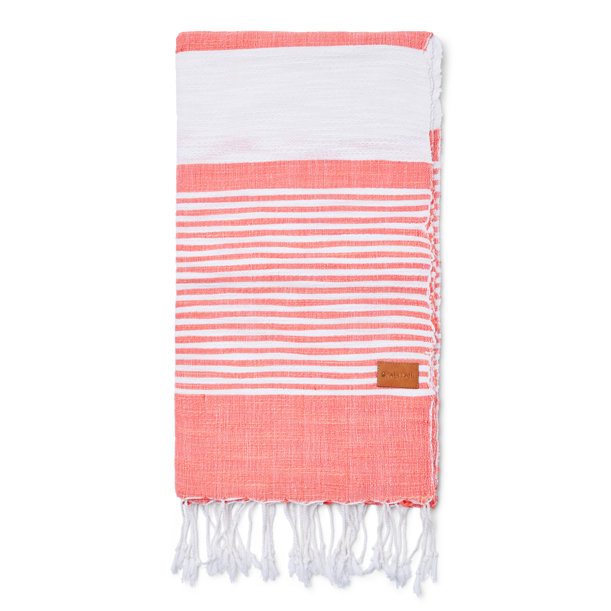 Coral Hand Woven Towel