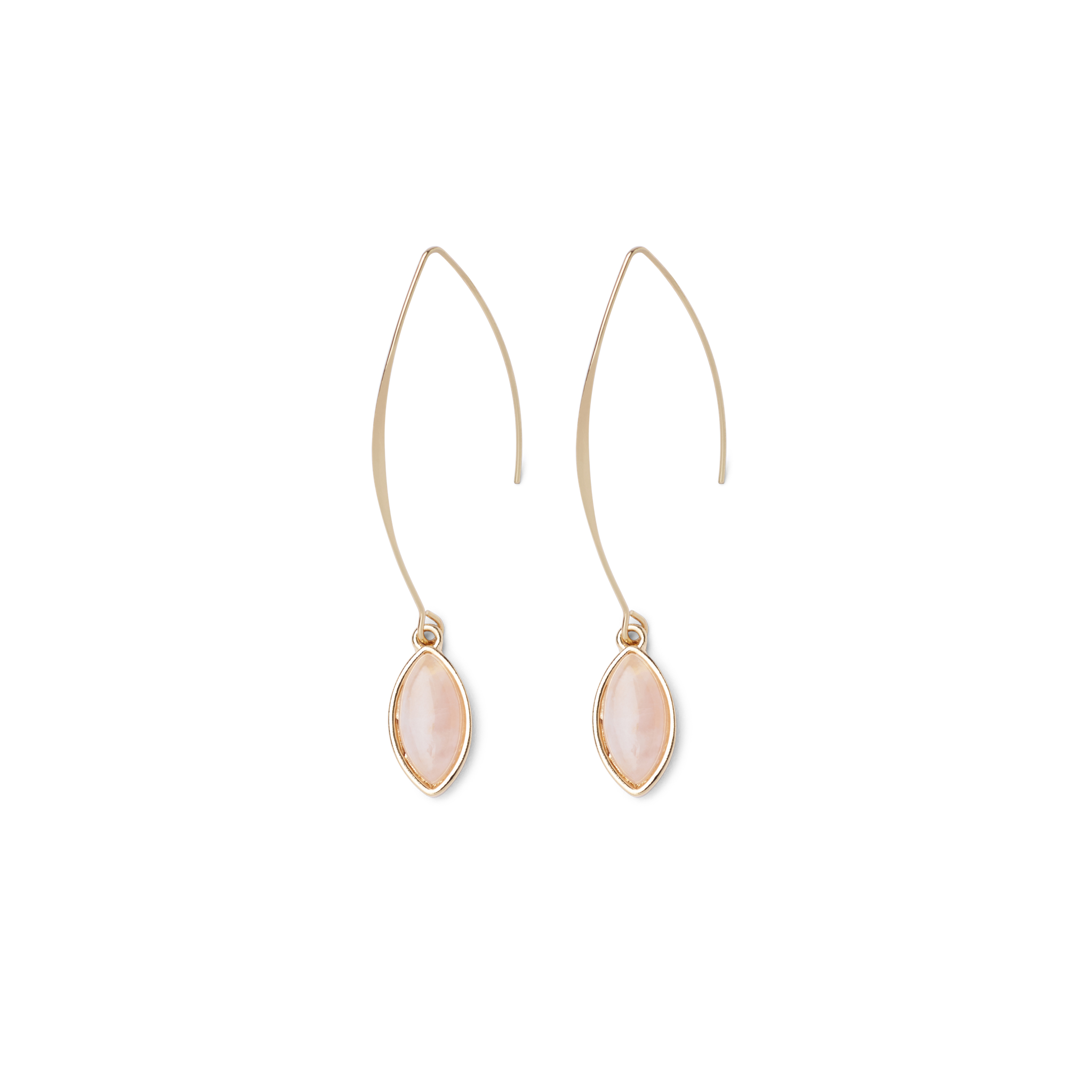 Belle Natural Pink Crystal Earrings and Bracelet Set