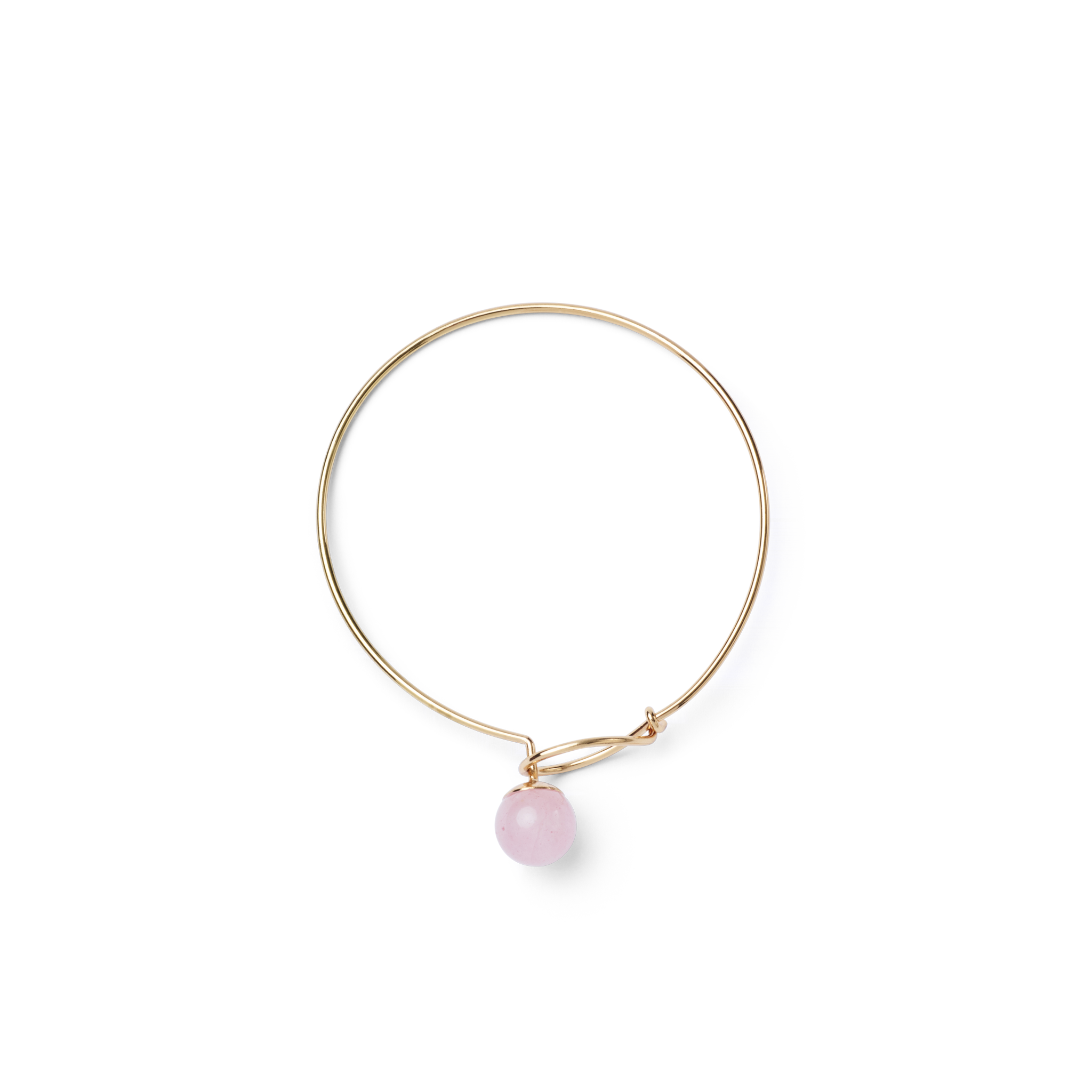 Belle Natural Pink Crystal Earrings and Bracelet Set