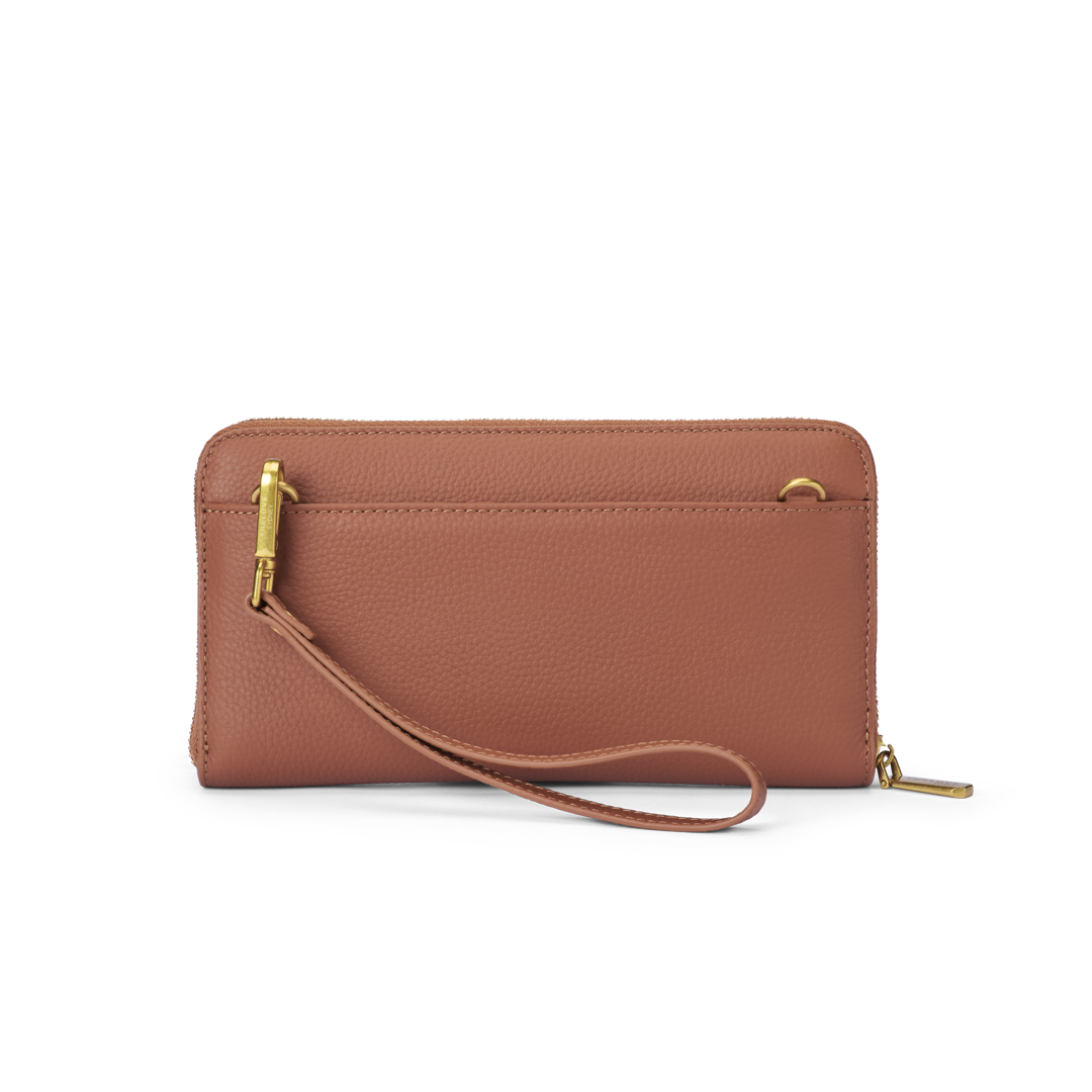 Mobile Cross Body Bag - Tan