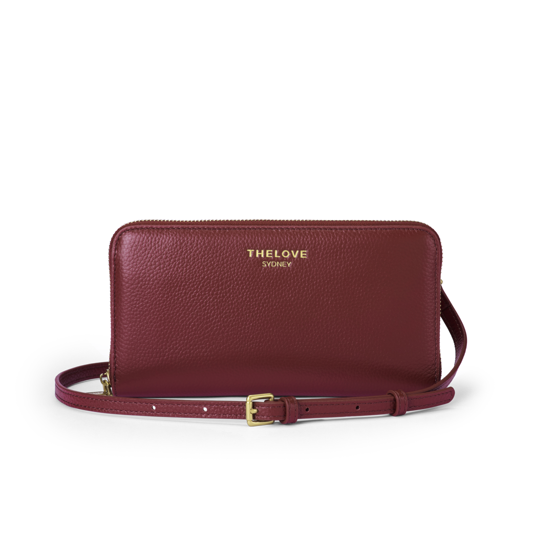 Mobile Cross Body Bag - Berry
