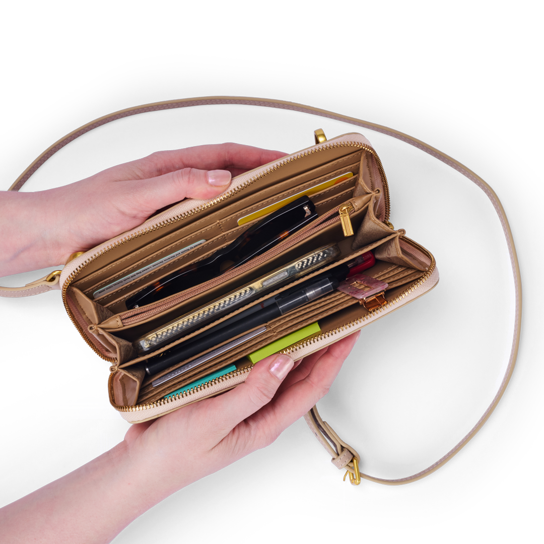 Mobile Cross Body Bag - Nude