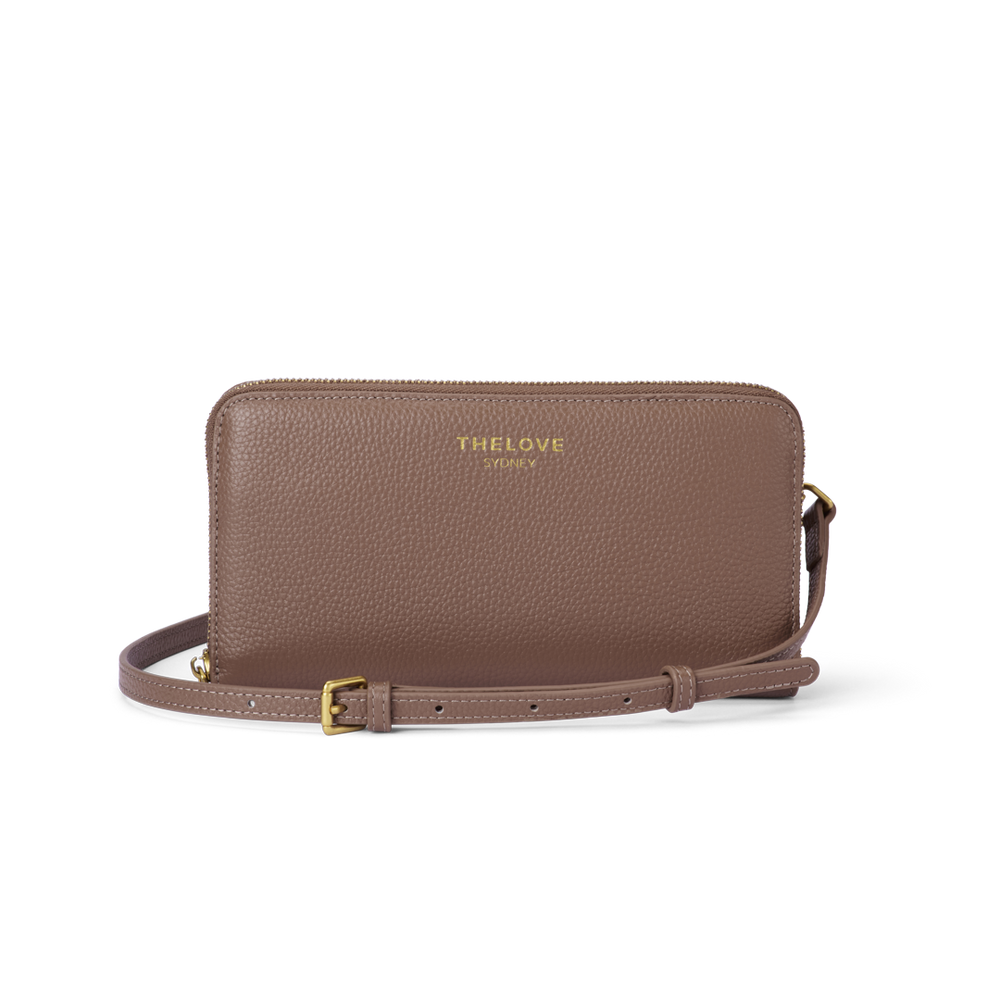 Mobile Cross Body Bag - Coffee