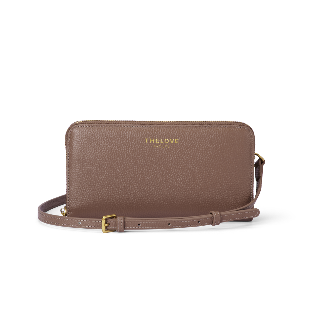 Mobile Cross Body Bag - Coffee