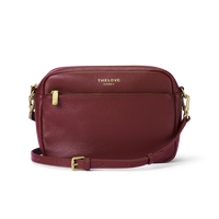 Mel Roomy Cross Body Bag - Berry
