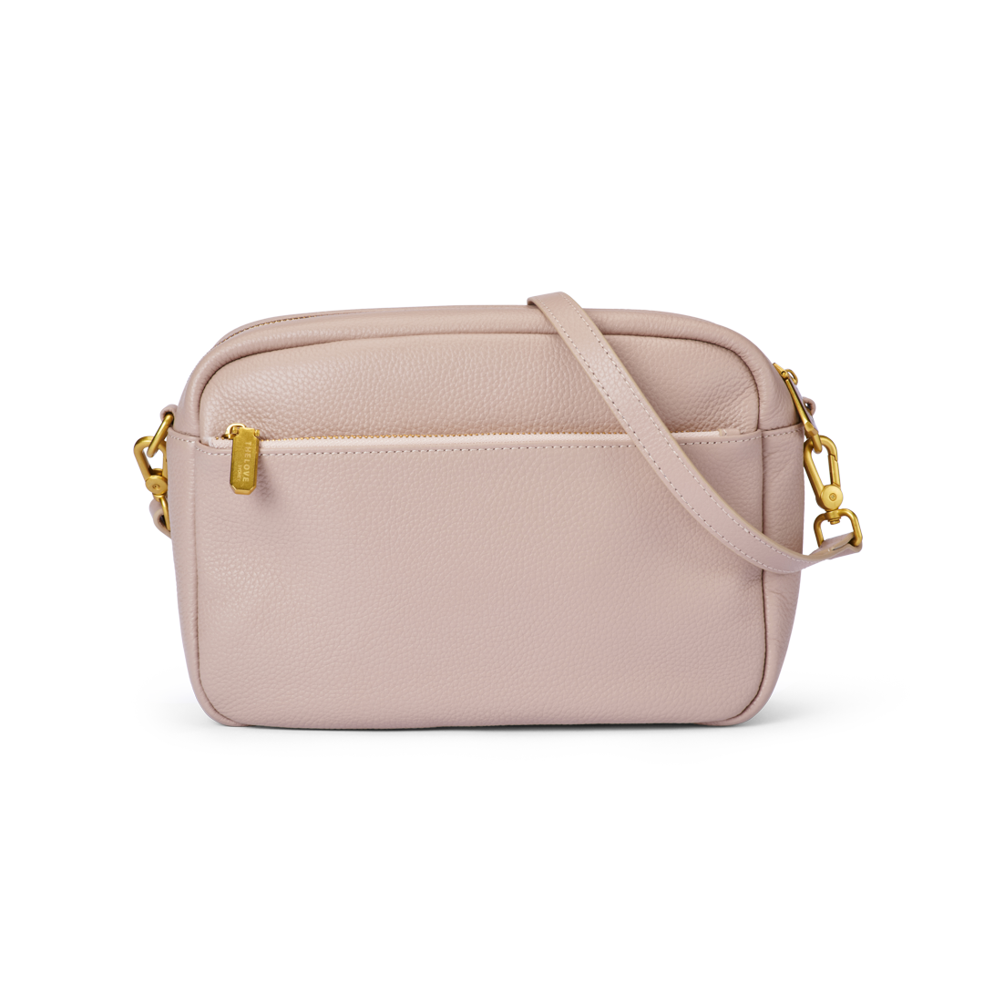 Mel Roomy Cross Body Bag - Nude
