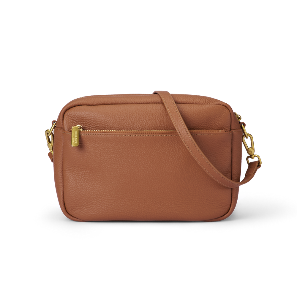 Mel Roomy Cross Body Bag - Tan
