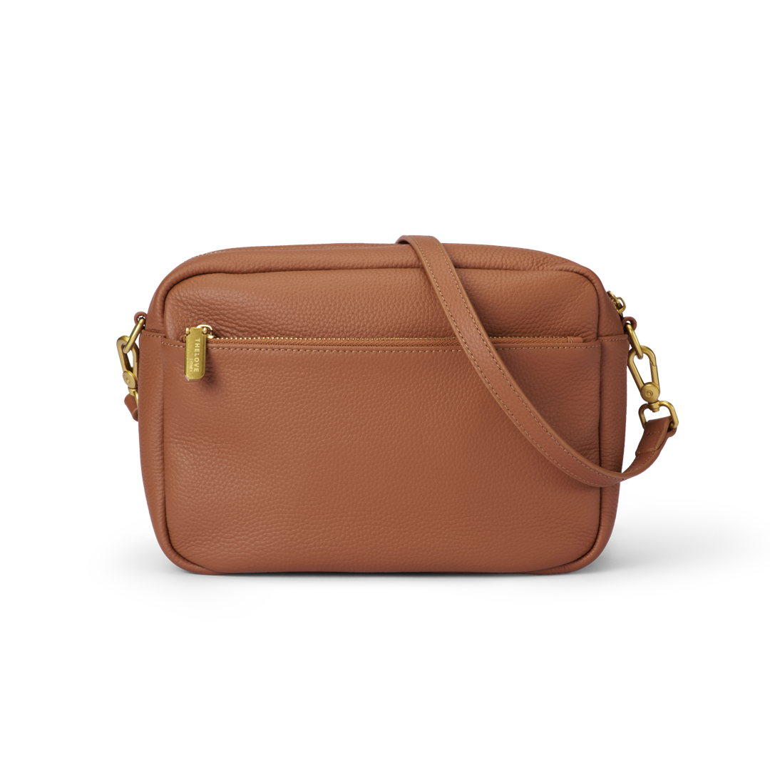 Mel Roomy Cross Body Bag - Tan
