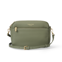 Mel Roomy Cross Body Bag - Olive Green