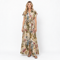 Mel Shirt Dress Linen- Coastal Relic
