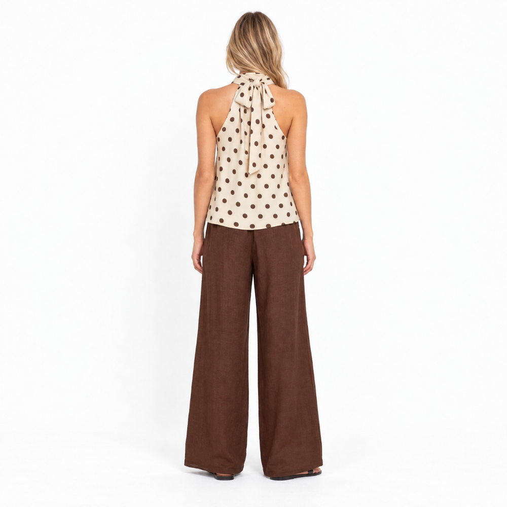 Nikki Neck Tie Top