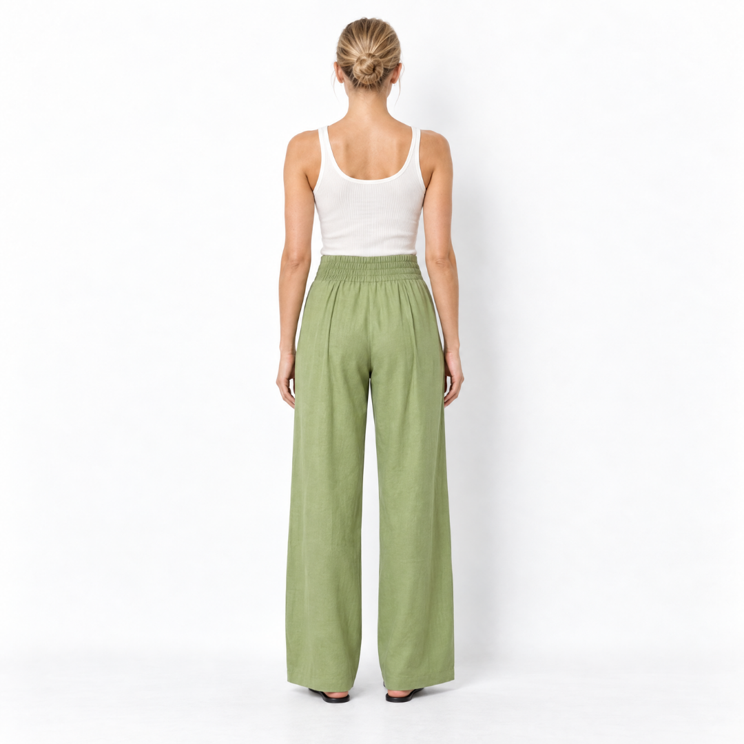 Regatta Front Tie Linen Pant