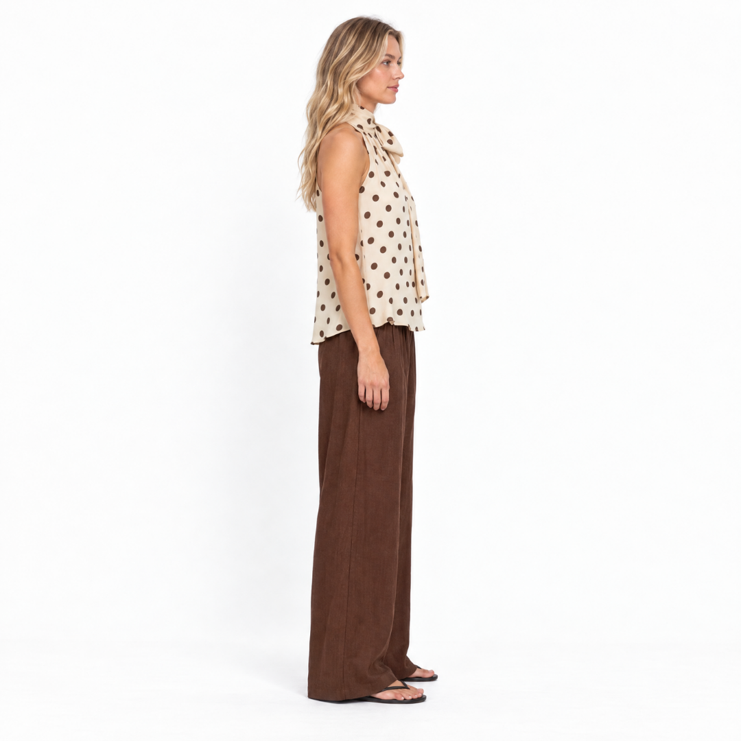 Nikki Neck Tie Top