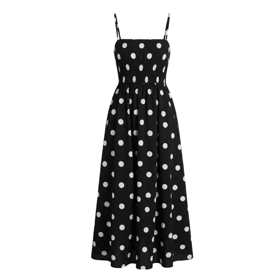 St. Maxime Polka Dot Dress