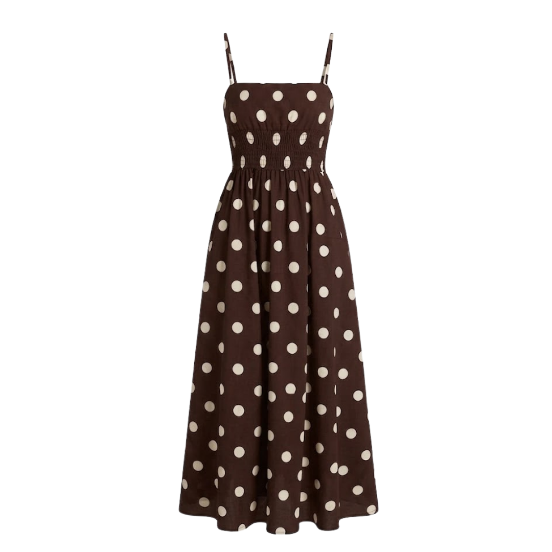 St. Maxime Polka Dot Dress
