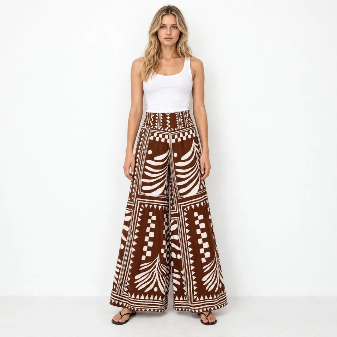 Aztec Choc Boho Pants