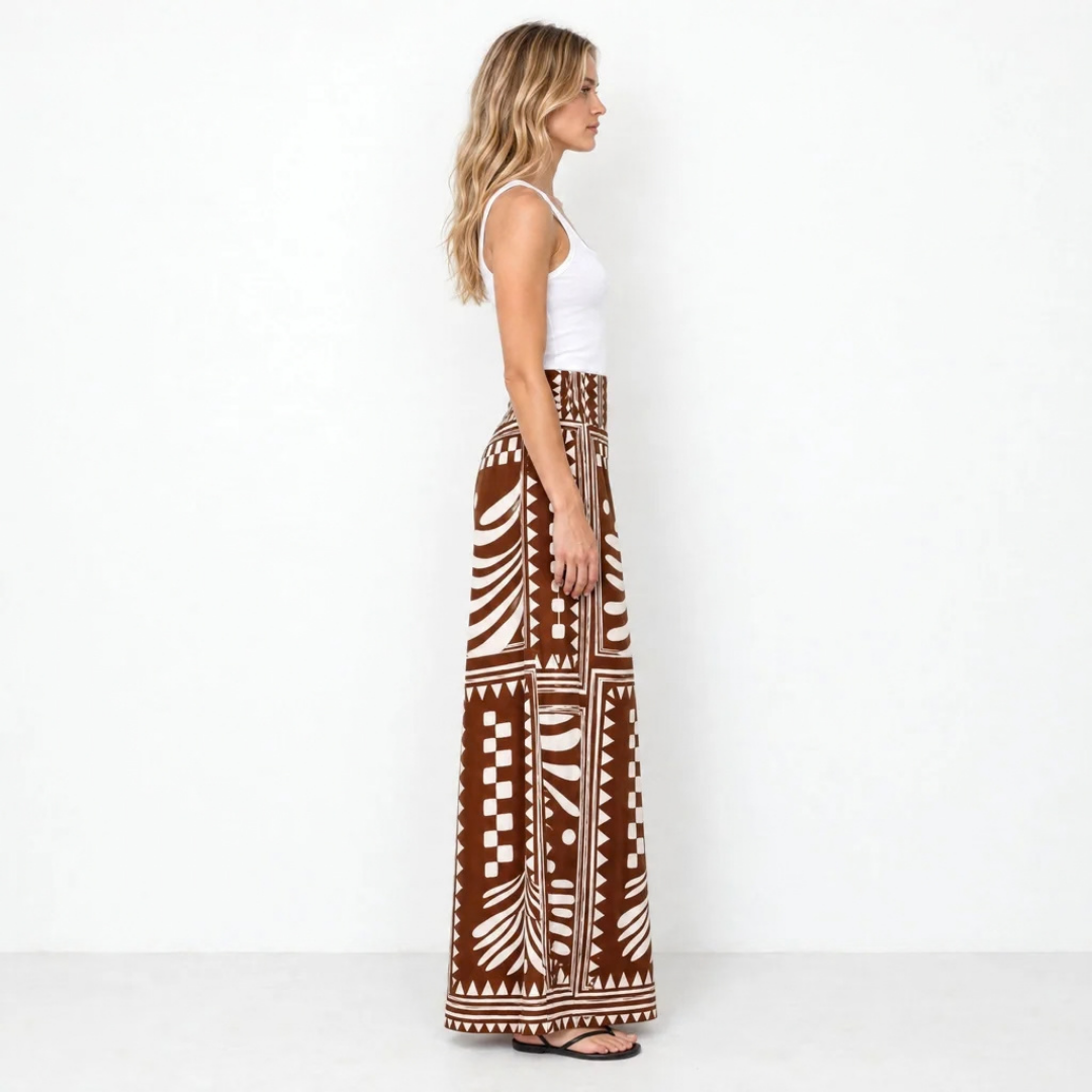 Aztec Choc Boho Pants