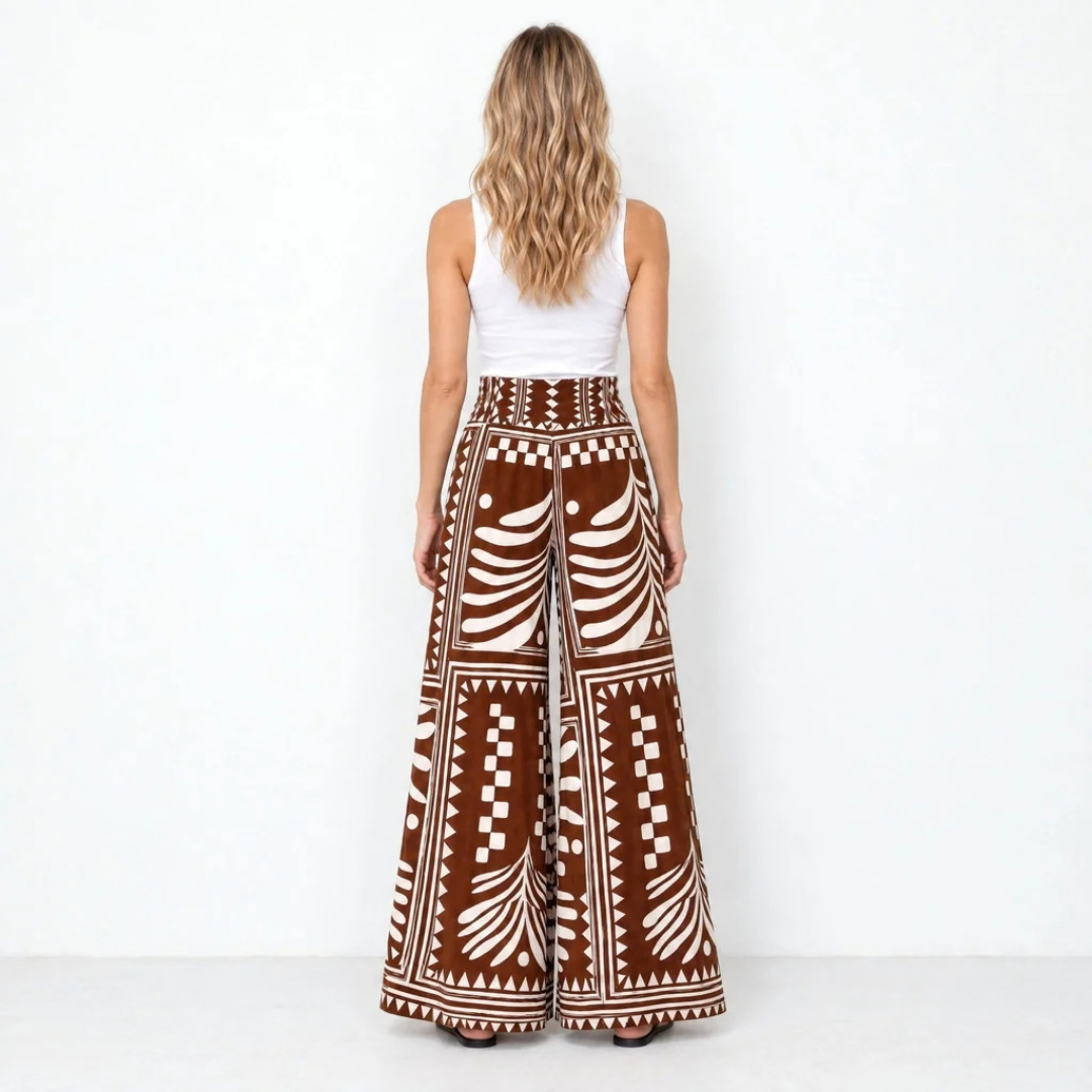 Aztec Choc Boho Pants