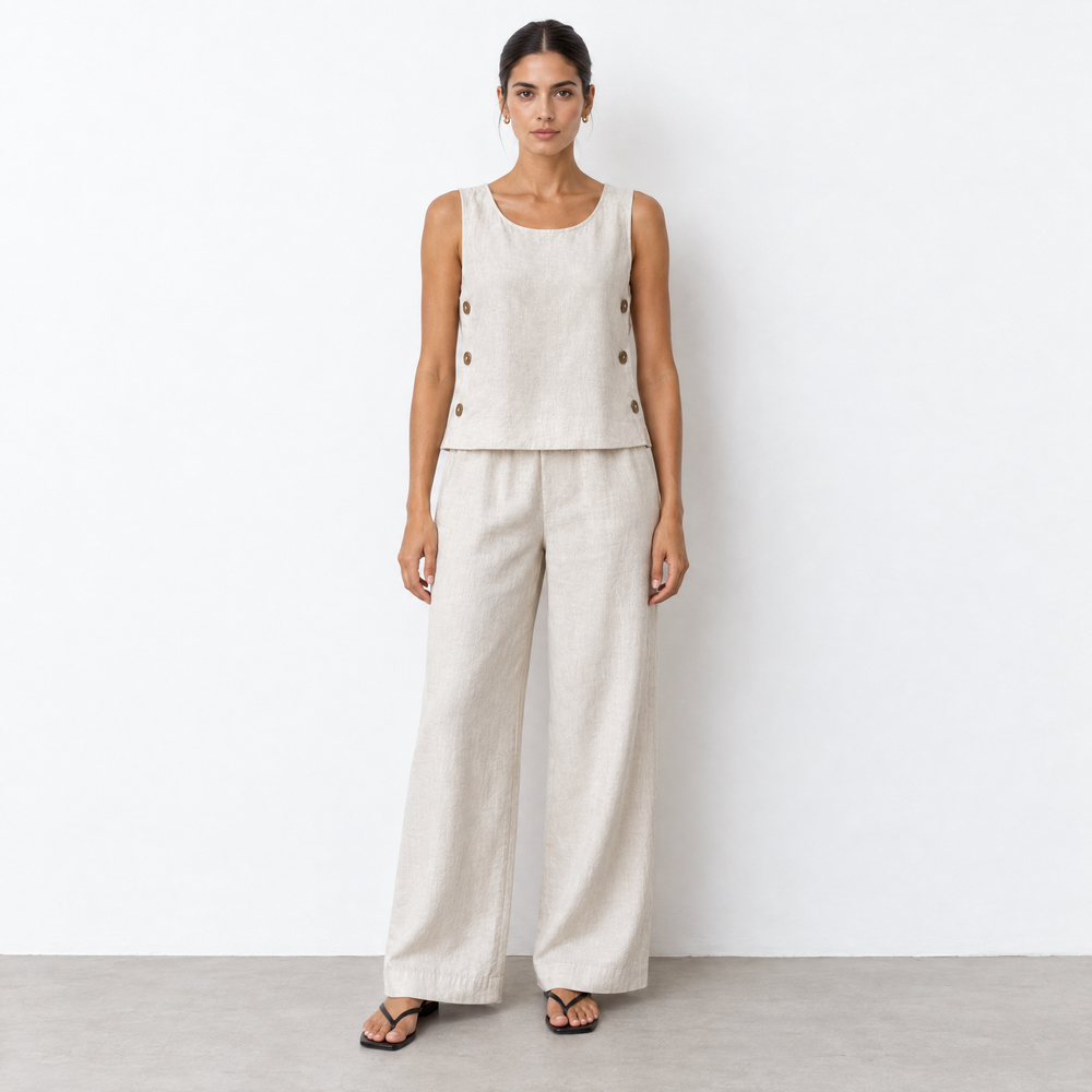 Resort Linen Lily Pant