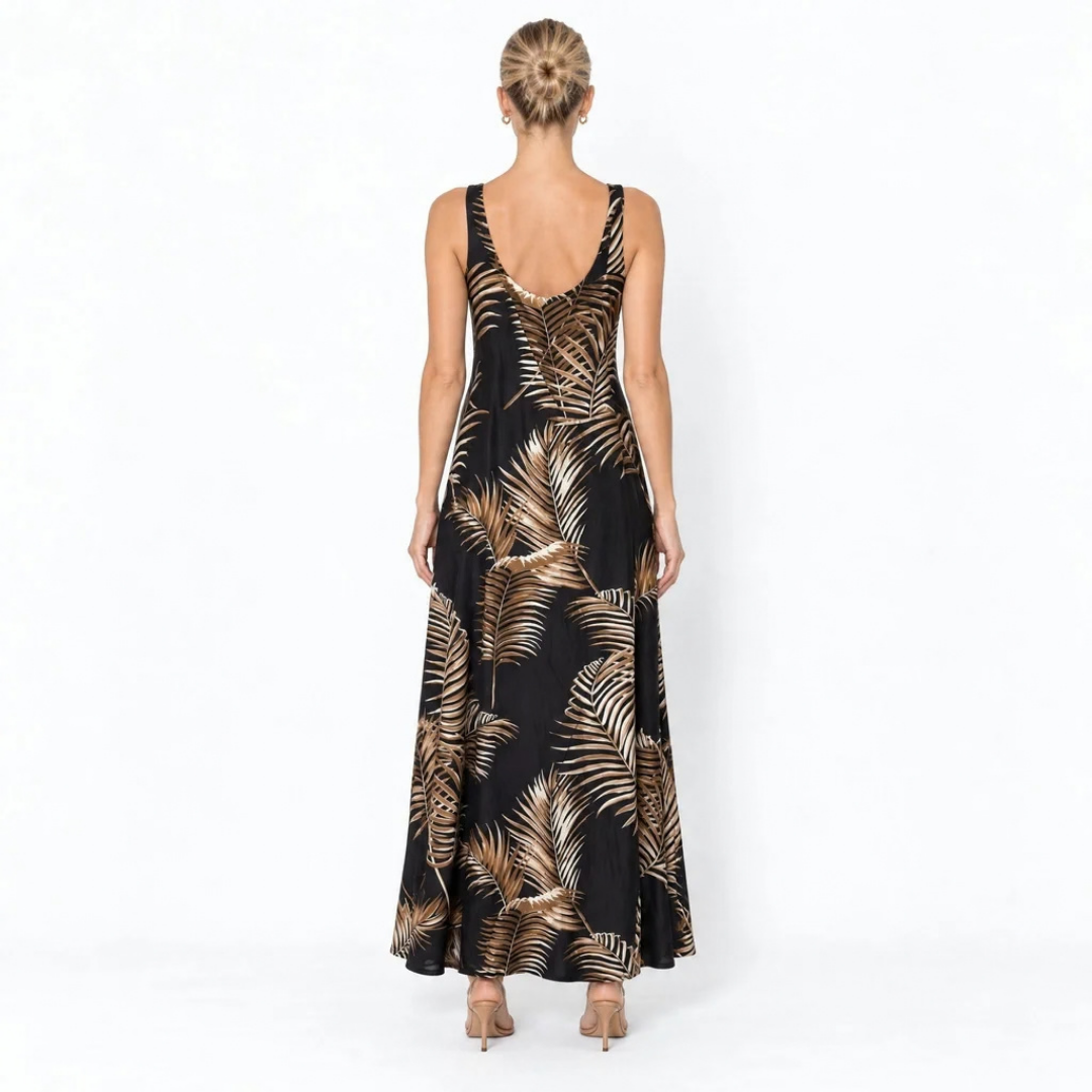 Gold Fern- Angel Maxi Dress