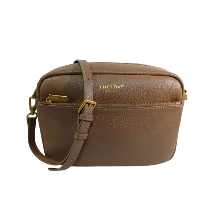 Mel Roomy Cross Body Bag- Brown