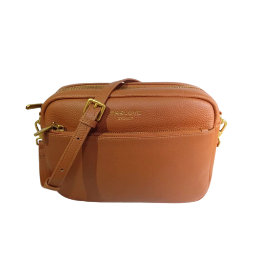 Mel Roomy Cross Body Bag- Tan